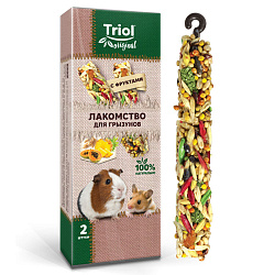 Triol Original лакомство для грызунов с фруктами - 50 г (2 шт)