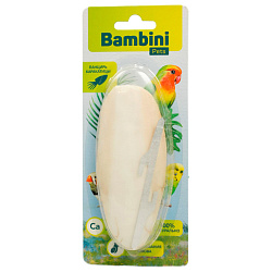 Bambini Pets лакомство панцирь каракатицы для средних попугаев, 13 см