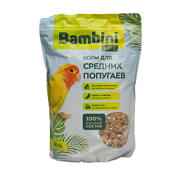 Bambini Pets корм для средних попугаев - 800 г