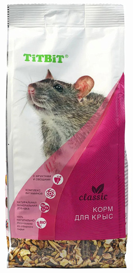 TiTBiT Classic корм для крыс - 500 г